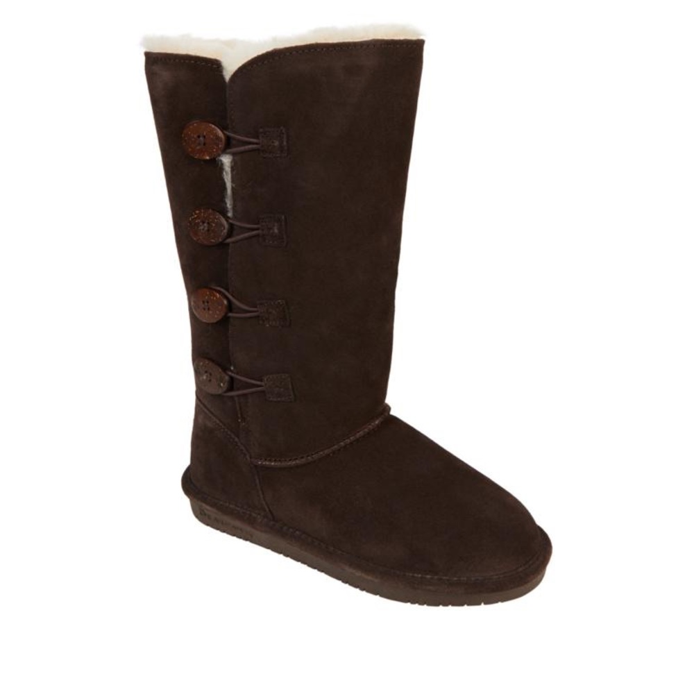 BEARPAW Chocolate Suede Boots